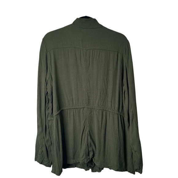 Maurices XL Green Ruffle Zipper Jacket - Picture 3 of 6